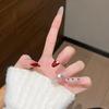 Cat's Eye Wearing Nail Pure Hand-made Nail Piece Fake Nail Wearing Nail Piece Advanced Sense Thin Dog Long