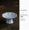 Chinese Style Ceramic Dessert Plate - Exquisite Small Tray for Mooncakes and Snacks, 2025 New Design