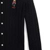 Polo Ralph Lauren Solid Color Single-Breasted Casual Long Sleeve Sweater Kids Sweater Black 313919829-002