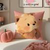 Childishhearted And Friends Teddy BearB Cushion Cover Pillowcase Short Plush Invisible zipper Room Sofa Cushion Cover