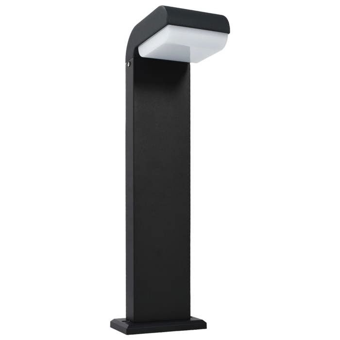 VidaXL Lampe LED d'Extérieur Ovale Borne d'Eclairage de Jardin Luminaire de Chemin Lampe d'Allée Luminaire de Terrasse Patio 45653