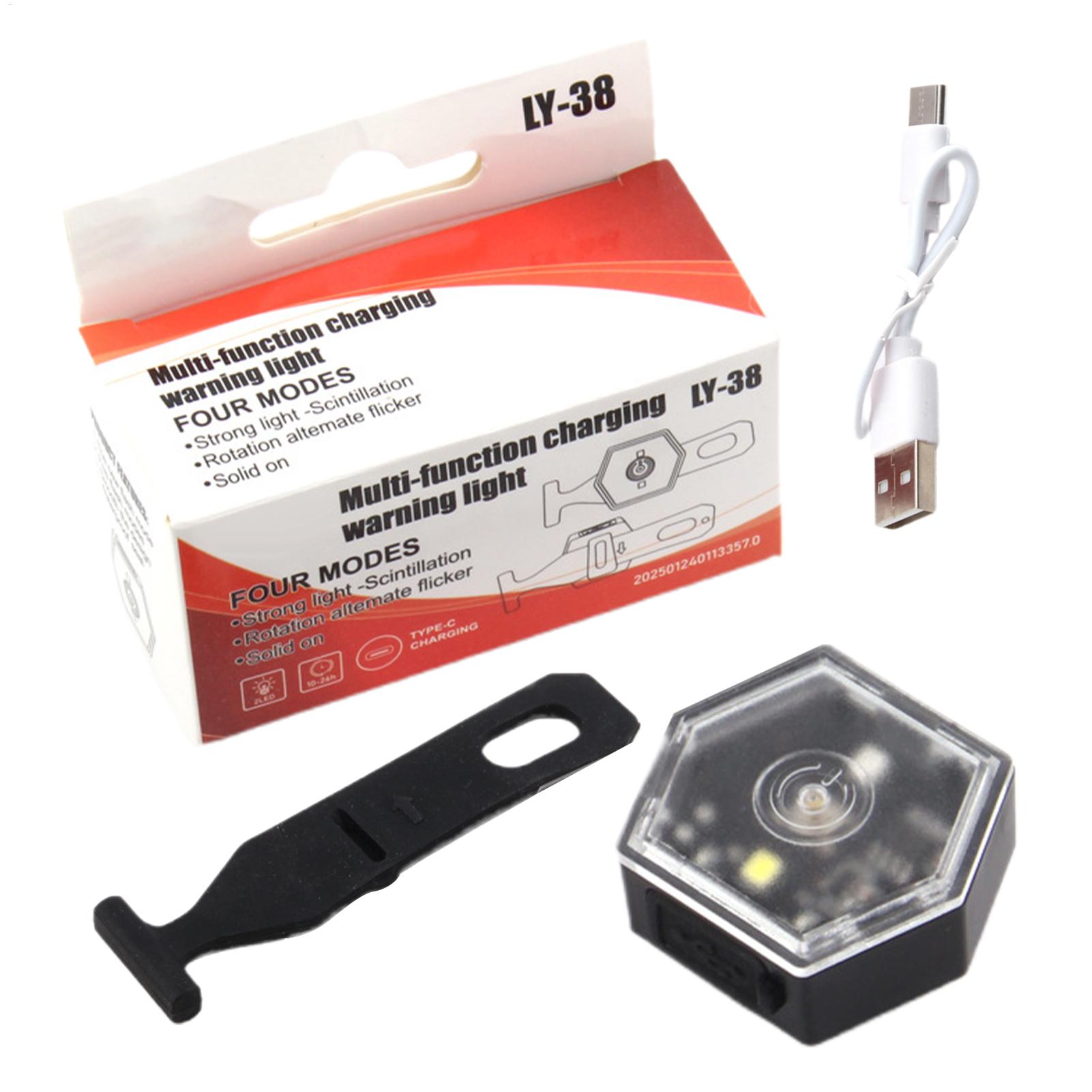 LED Safety Light Bike Safety Lights Waterproof Double-Mode Adjustable High Brightness Bike Rear Lamp Lightweight Safety Lighting China Mainland