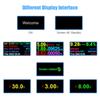 2-in-1-USB-C-Tester mit IPS-LCD-Farbdisplay, USB-Voltmeter, Amperemeter, Strom- und Spannungsmesser sowie Bluetooth-Verbindung und App-Anbindung