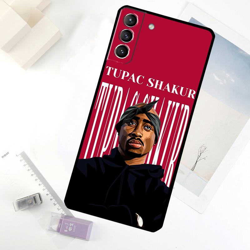 Tupac 2Pac Amaru Shakur Phone Case For Samsung Galaxy S25 S26 Ultra S20 S21 S22 S23 S24 Ultra S10 Plus S25 FE Cover