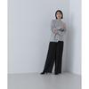 Natural Beauty Basic Satin Casual Women's Pants, Off-Beige