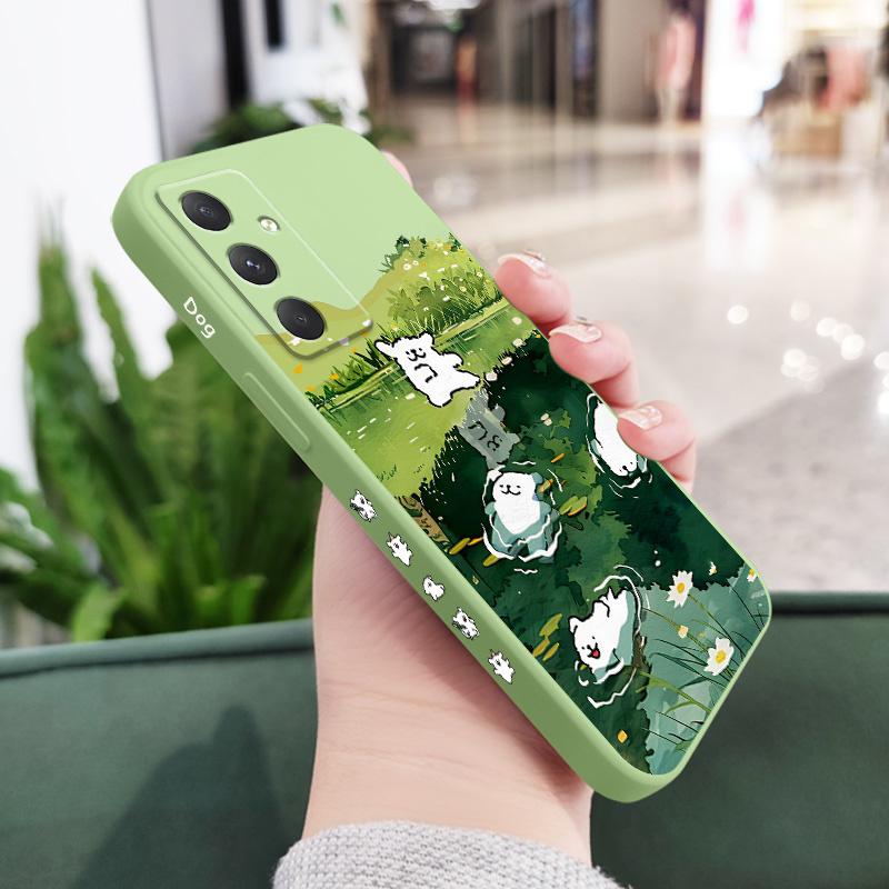 Country Puppy Phone Case For Samsung Galaxy A17 A56 A36 A26 A16 A06 A55 A35 A25 A15 A05 A05S A54 A34 A24 A14 A04 A04S 4G 5G Cov