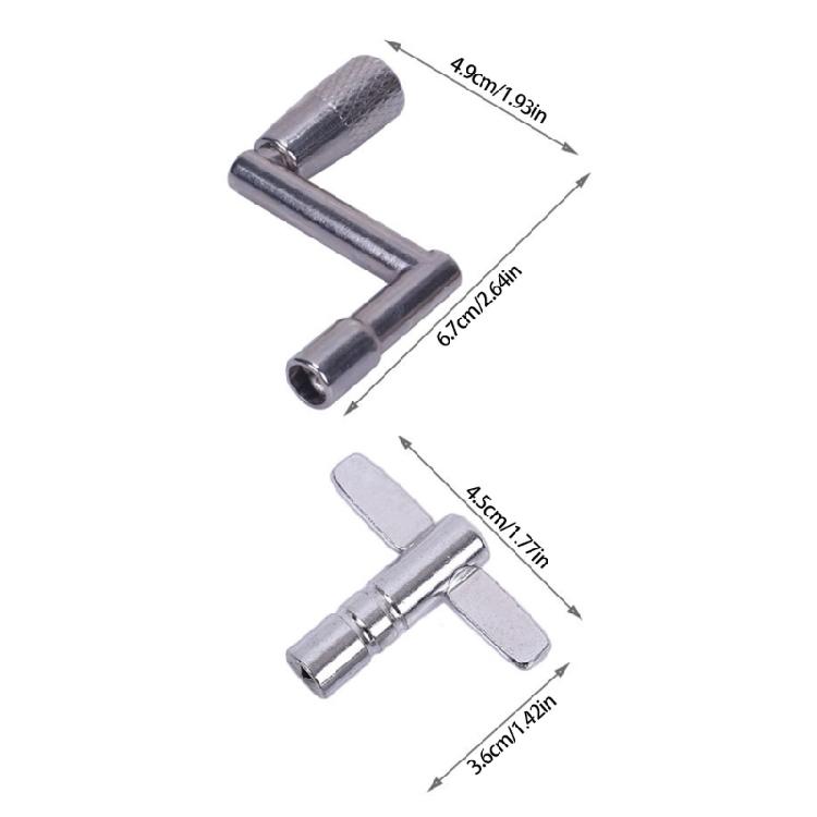 Advanced Drum Accessory Tool Z T Pattern High Performances Metal Comfortable Handle For Efficient Drum Setups