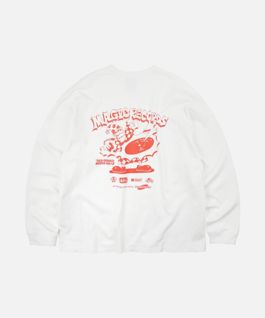 FRIZMWORKS Magic Records Ls Tee _ White