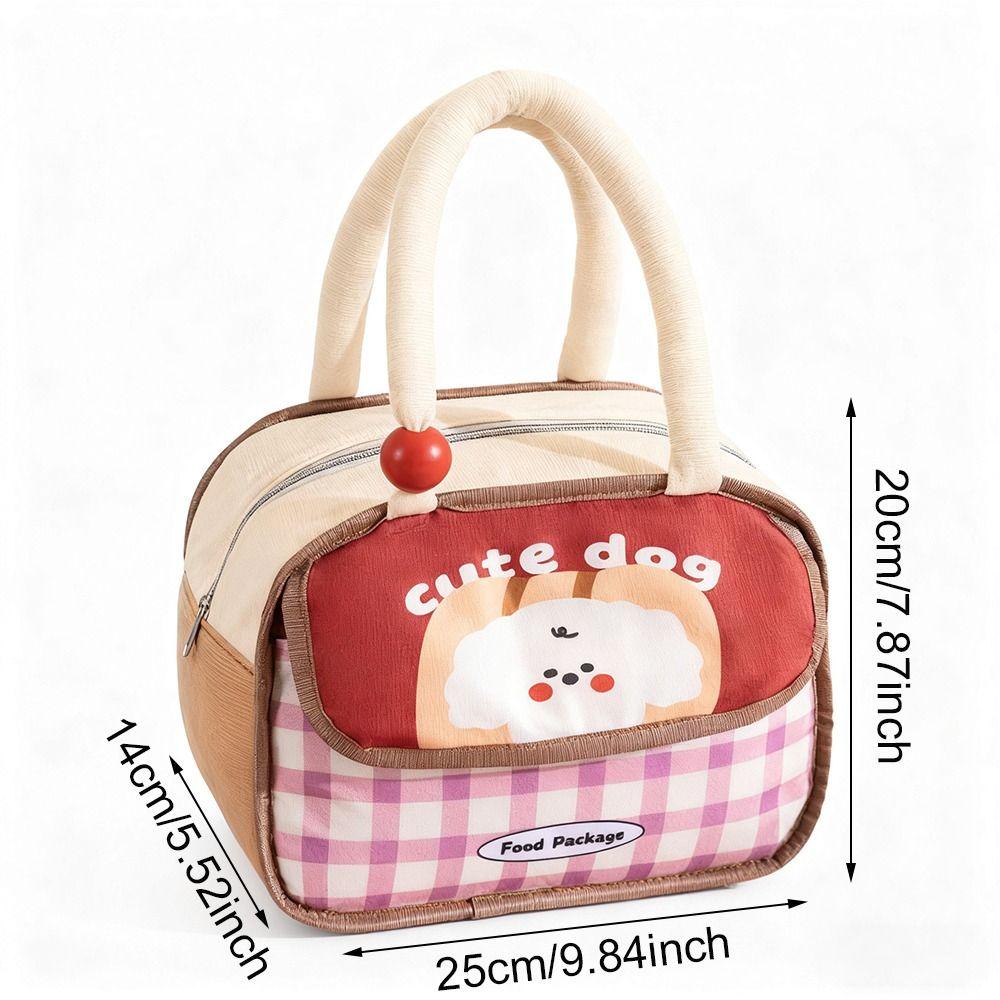 Thickened Lunch Bag Lightweight Insulated Bag Cute Food Picnic Container School