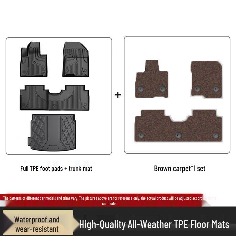 Custom TPE Floor Mats for Mercedes-Benz GLC Models (GLC300L, GLC260L, GLC200)