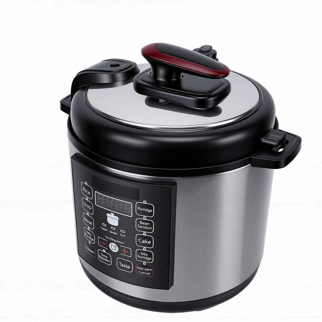 Pressure Cooker High Efficiency High Safety 6L Multi Cooker with Reservation Function for Rice Cooker Slow Cooker