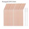 6*215mm 10 Colors Eco-friendly Reusable Metal Straws Set 304 Stainless Steel Drinking Straw Cocktail Party Favor Bar Accessory
