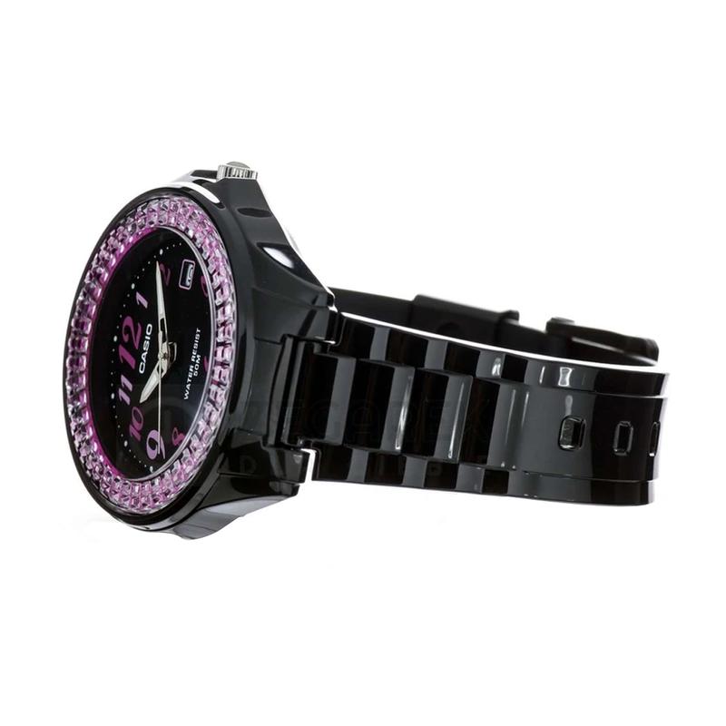 Casio YOUTH Series-disk Three-hand Quartz Movement Japanese and Korean Watch Women's Watch Black Dial LX-500H-1B