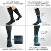 ZAMST Arch Lift Socks Compression Running Basketball S Size Black 375401 HA-1 (Both Legs)