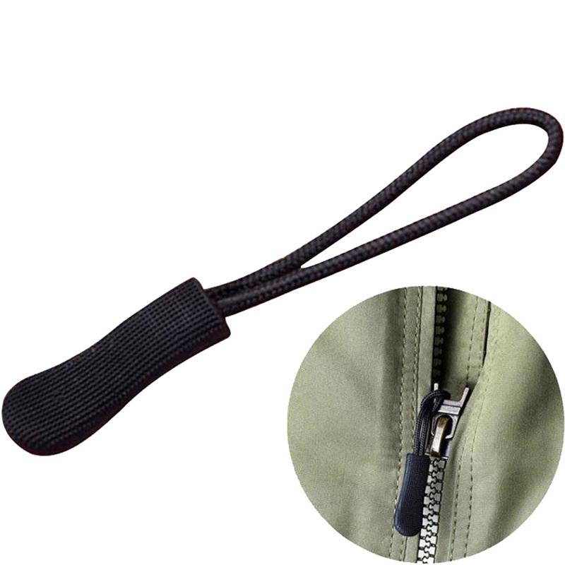 20Pcs Zipper Pulls Replacement Backpack Clothes Zip Cord Puller Slider Outdoor