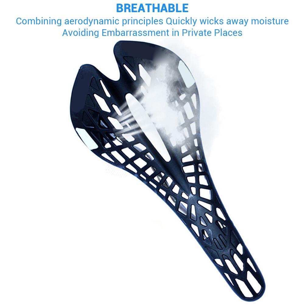 Hollow Saddle Light Plastic Mountain Bike Saddle Seat Cushion