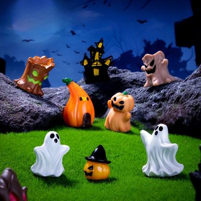 Micro-landscape Halloween Pumpkin Ghost Decorative Blind Bag Accessories Mini Ornaments