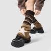 Knitted Leg Warmers Keep Warm Gothic Y2K Stockings Harajuku Boot Cuffs Cover Stockings  Gift