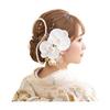 [FLORAL DATE] Hair Ornament 9-piece Set, Phalaenopsis, Gypsophila, Mizuhiki, Pearl, Gold Leaf, Japanese Style, Elegant, Gorgeous, Hair Accessories,