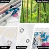 Serene Bamboo Forest Bath Curtain - Lush Greenery & Calming Design, Waterproof Home Decor Adds Zen To Your Bathroom