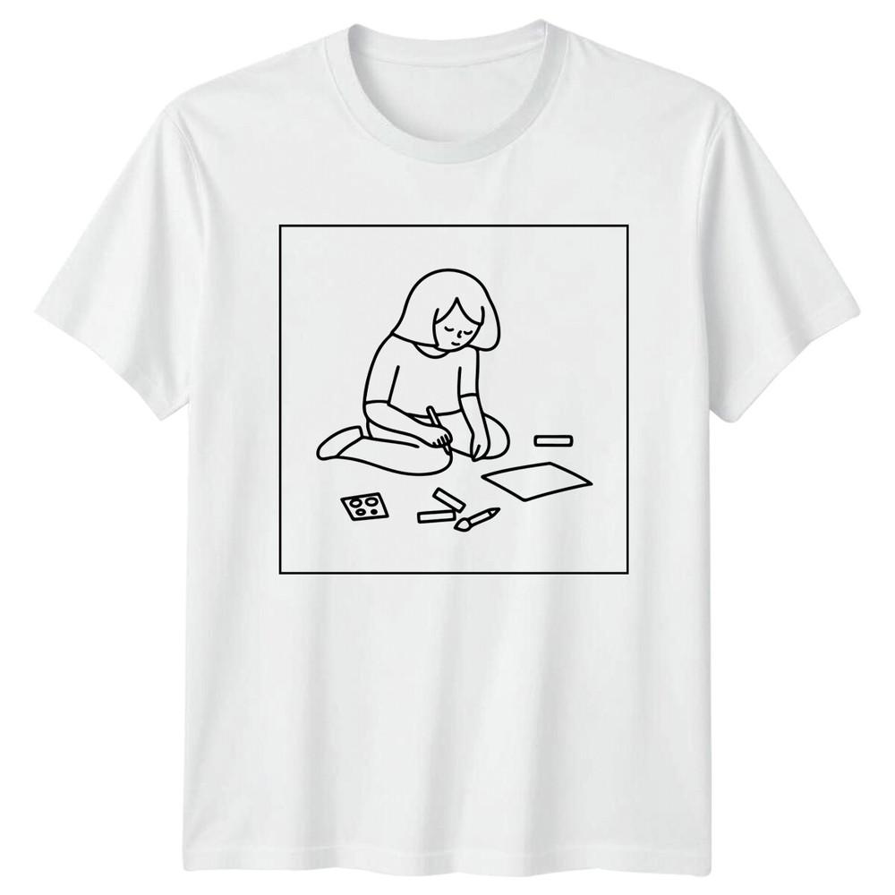 Relaxing At Home Unisexs TShirt Ladies Tee Graphic Unisex Top a S