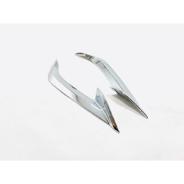 For Toyota Avalon Xx50 2018    2022 Car Detector ABS Chrome Cover Trim Back Tail Rear Fog Light Lamp Frame