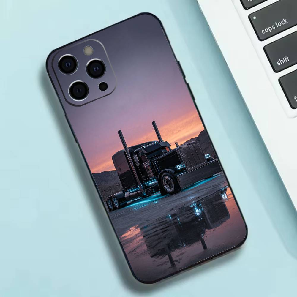 Cool Heavy Truck Car Phone Case Silicone Soft For IPhone 17 16 15 14 13 12 11 X XR Plus Pro Max Plus