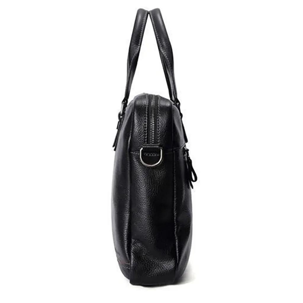 Men's Cowhide Business Handbag, Briefcase, Computer Bag, File Storage Bag