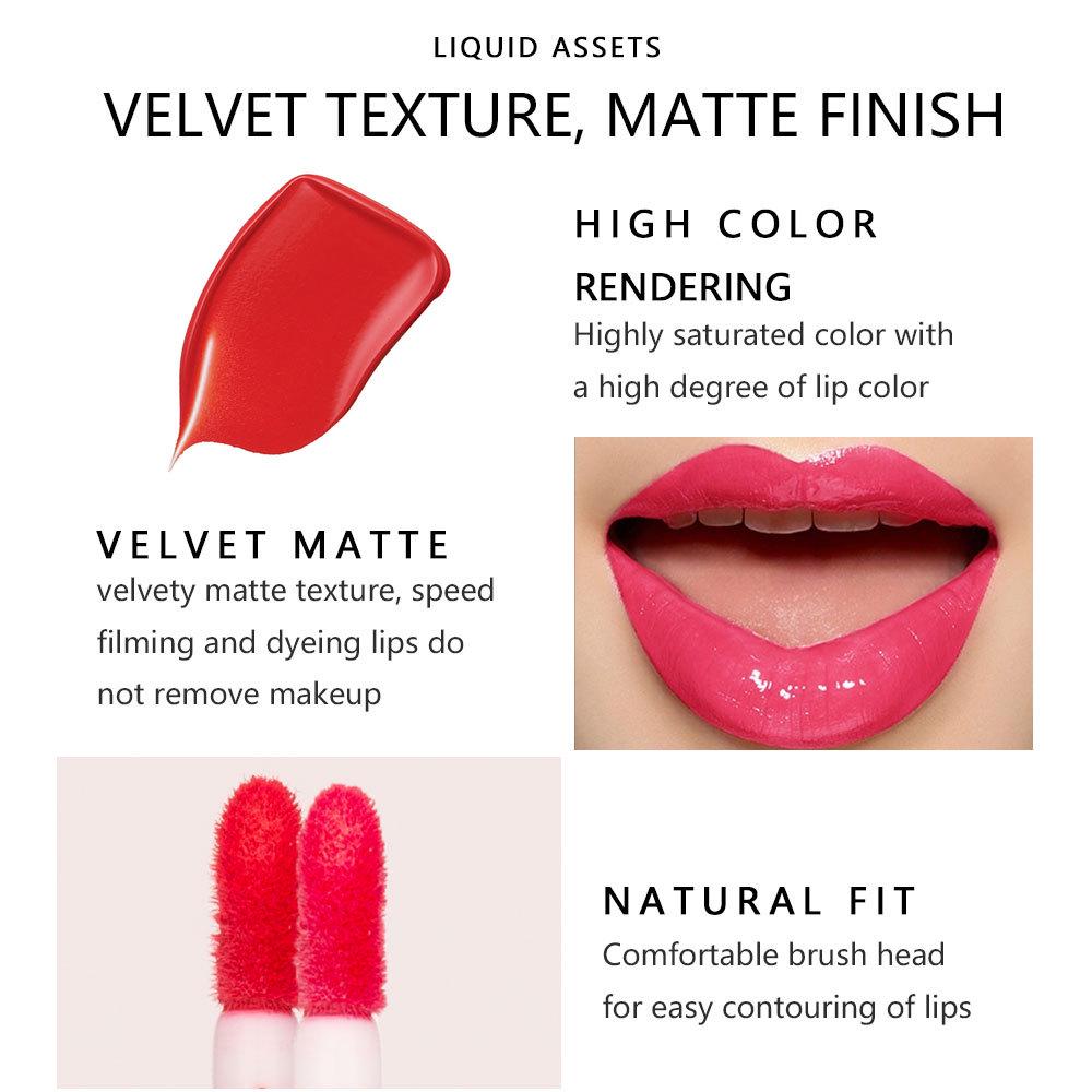 Waterproof Matte Lipstick for Lips Makeup Tint Sexy Nude Lip Stick Long Lasting Mate Lip Gloss