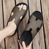 38-48 Sommer Herren Übergröße Modische Atmungsaktive Hausschuhe Outdoor Sandalen Freizeitschuhe