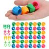 56Pcs Bobbin Thread Buddies Silicone Holder Clips Clamps Spool Huggers Embroidery Tools