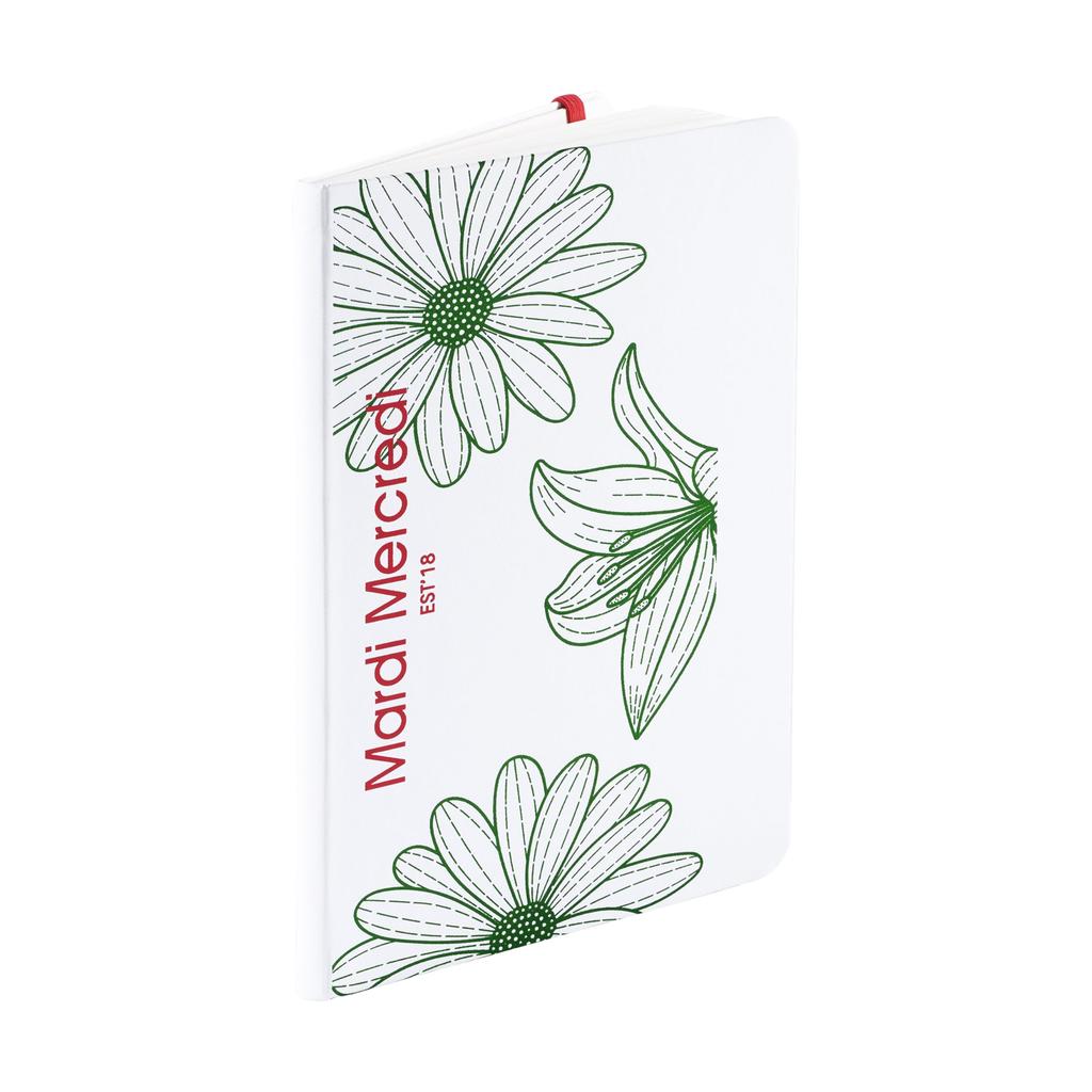 Moleskine X Mardi Mercredi Notebook, Hardcover, Horizontally Ruled, Large Size (13cm X 21cm), White, SENTBHL6625MI