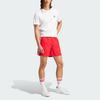 adidas Originals Adicolor Classics Streepjes Logo Borduurwerk Rechte Pijp Casual Korte Broek Heren Shorts Rood IU0771