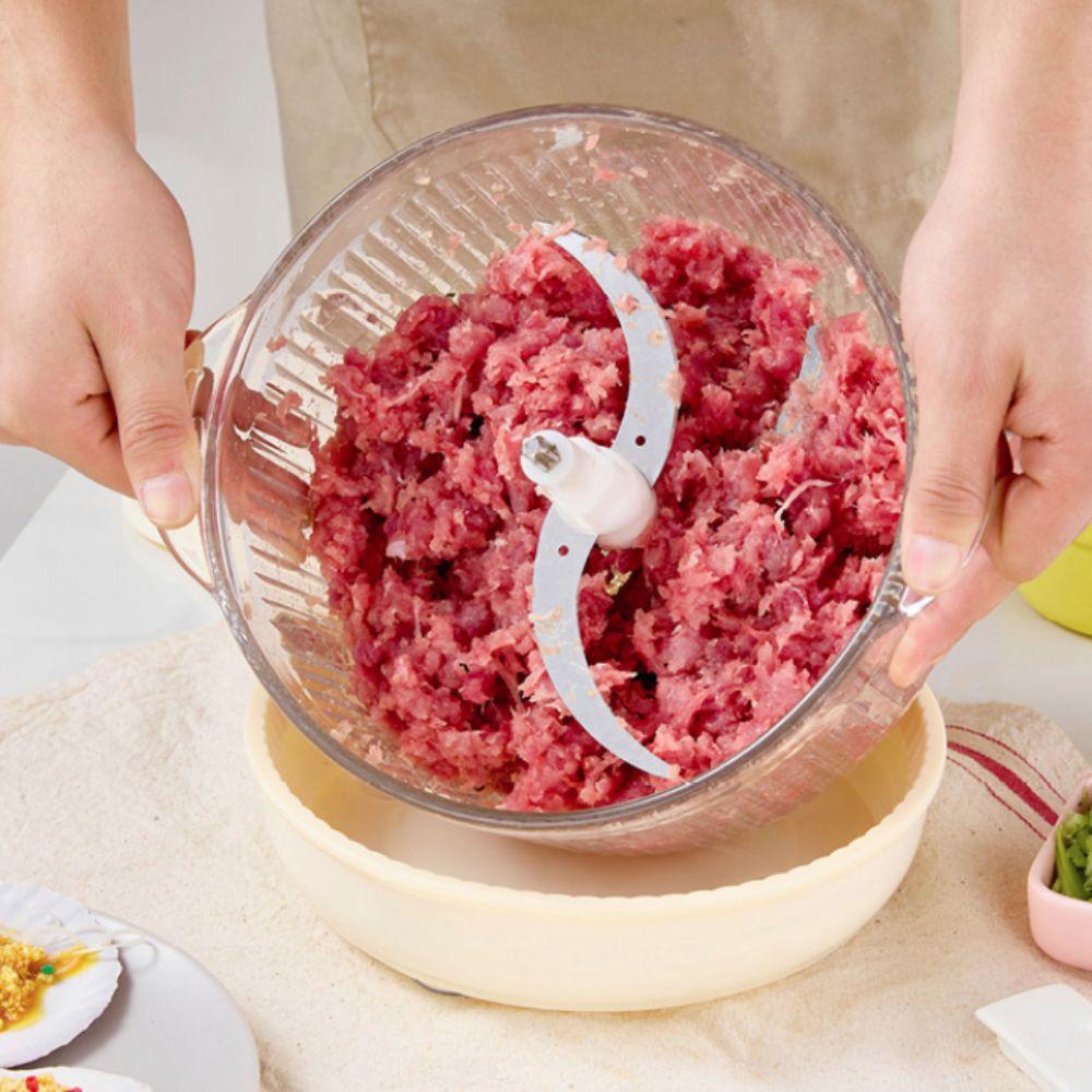 Large Capacity Automatic Meat Grinder Efficient Effort-saving Automatic Kneading Machine Non-slip Base Vegetables Chopper