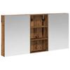 Bathroom Cabinet Set 3 Pcs 140 X 14.5 X 70 Cm Engineered Wood