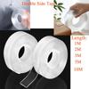 1/2/3/5/10M Multi-functional Transparent Waterproof Double-sided Adhesive Nano-gel Acrylic Tape Universal Hook