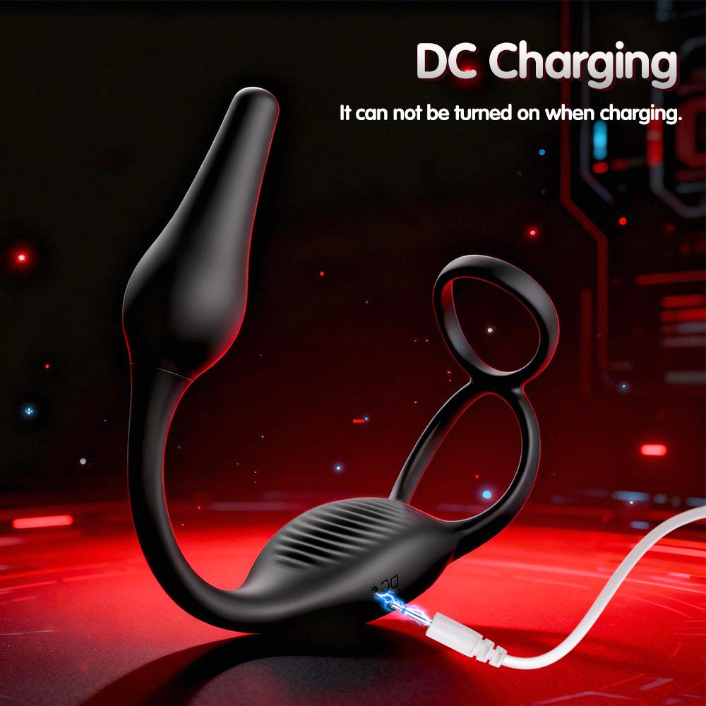 Remote Control Vibrator Penis Ring Butt Plug Male Prostate Massager Vibrating Cock Ring Anal Plug Sex Toys for Men Anal Toys Gay Men Masturbator 18+