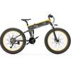 BEZIOR X1500 Skladací elektrický bicykel do každého terénu 1500W motor 48V12.8AH batéria Mestský vonkajší elektrický bicykel 26-palcové terénne pneumatiky E-horský bicykel