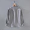 Japanese Style Men's Casual Loose Fit Work Shirt Jacket, Long-Sleeved for Spring and Autumn