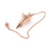 Copper Plated Chakra Pendulum Ornament 1.65x0.86 in Meditation Pendulum  Personal Use