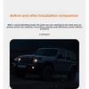 LED Solar Powered Cab Lights Punch-Free Wireless Truck Roof Lights Truck Pickup Warning Light for Pickup Trucks SUV Motorcycles