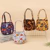 Portable Halloween Candy Bag Non-Woven Pumpkin Candy Bucket Tote Bag Candy Bucket  Kids Party
