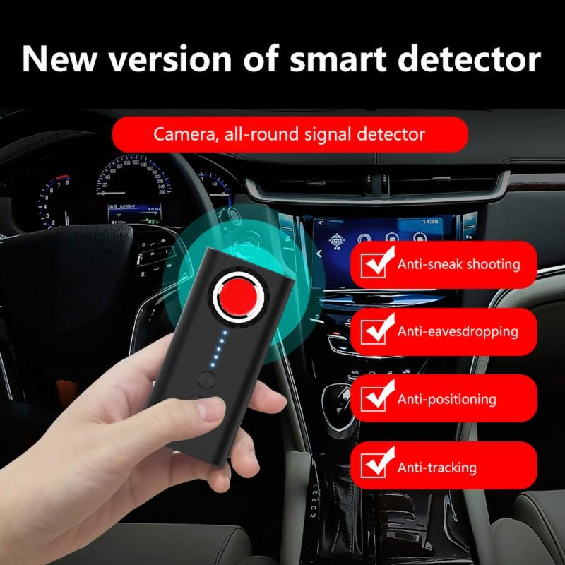 T1 Spy Gadgets Hidden Camera Detector RF GSM Signal Wireless Lens Laser Detection Wiretapping GPS Tracker Sound Mini Bug Finder