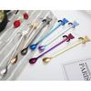 Kitchen Fashion Tableware Cute Panda Spoon Long Handle Spoons Coffee Companion Dessert Mental Honey Spoon Kitchen Accessories