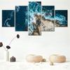 5 Pieces Canvas Wall Art Poster Painting Nature Peggy's Cove Seascape Wallpaper Home Decorative Picture Artwork