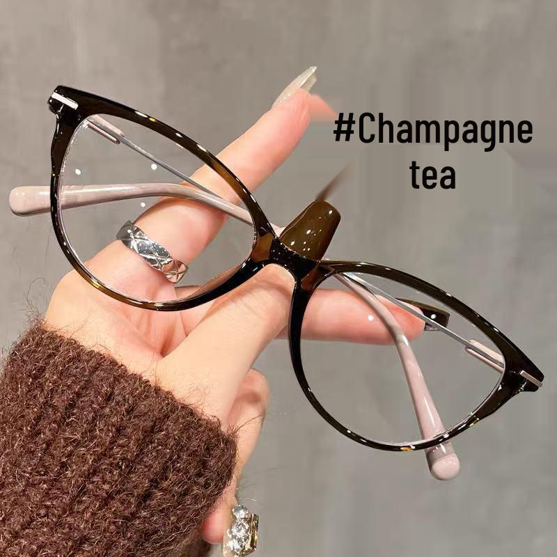 HD Fashion Anti-Blue Light Cat Eye Reading Glasses for Elderly - Versatile Business and Casual Style