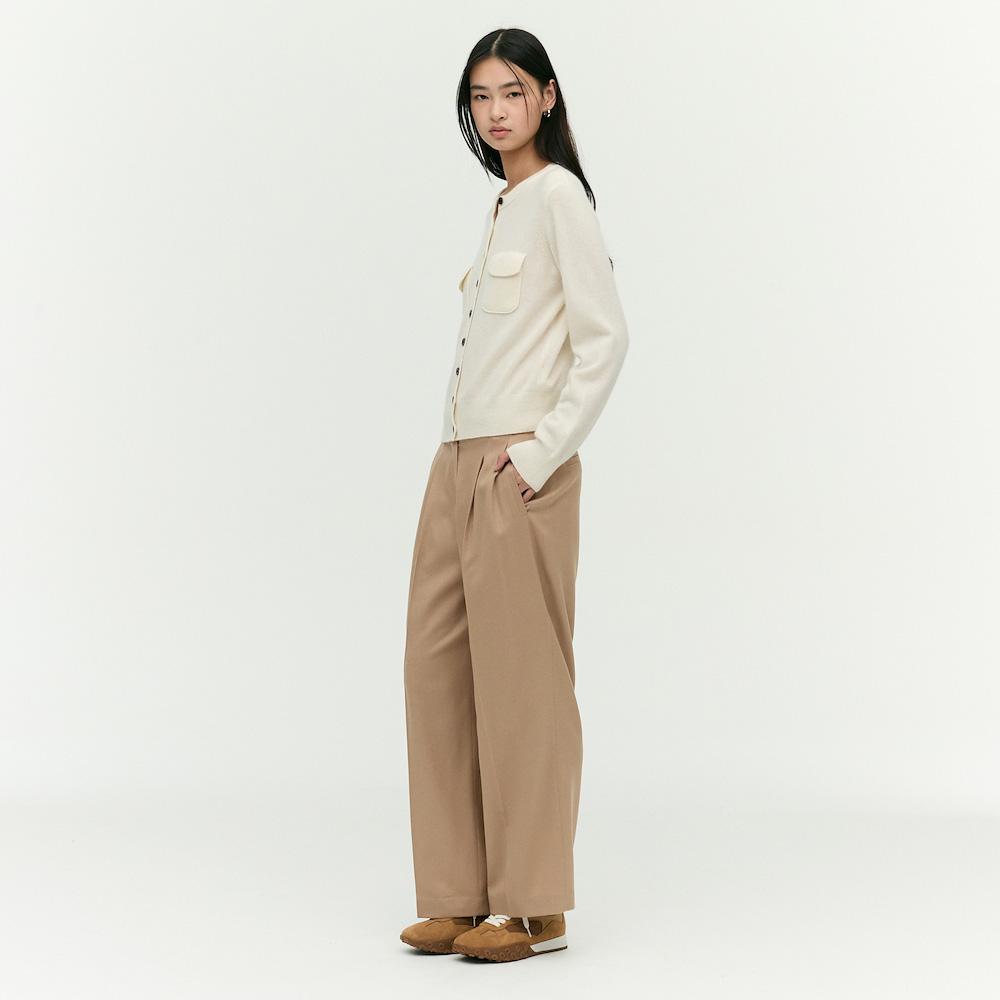 Ibiem Semi-Wide Baggy Pants Emp1Wpt010