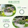 DEWEL Large Galvanized Metal Raised Garden Planter Home For No Tools Width Depth Height 28cm Planter, Bed, Box, Garden, Outdoor, Vegetables, Plants,