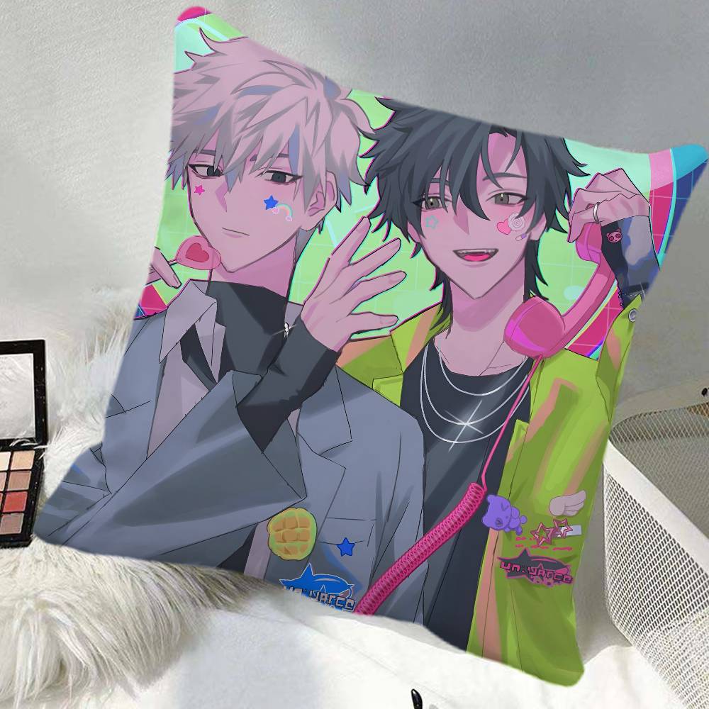Anime Lu Guang Pillow Case Square Pillow Bedroom Sofa Leisure Comfort Cushion Car Home Decoration