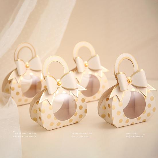 5 Stück Süßigkeitenboxen Zarte Festivalpapier Schöne bedruckte Süßigkeiten Gastgeschenkboxen Partyzubehör